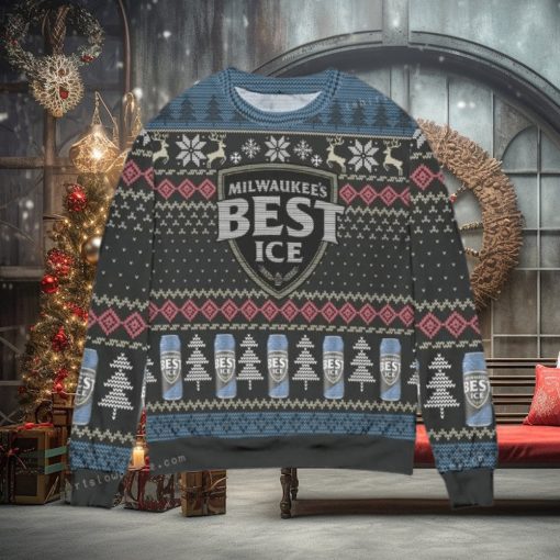 Milwaukee Is Best Ice Beer Snowflake Ugly Sweater Party