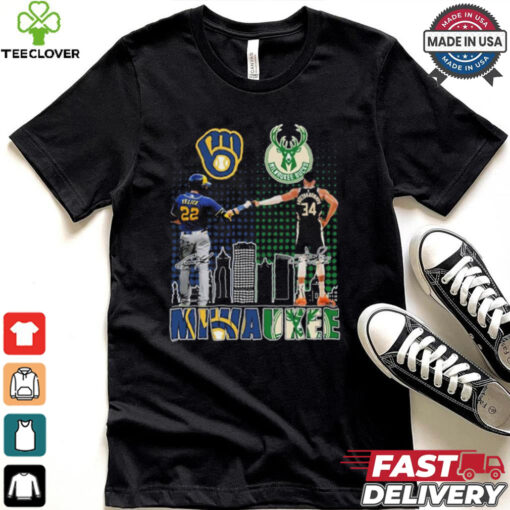 Milwaukee Sports Teams 2024 Yelich And Antetokounmpo Shirt
