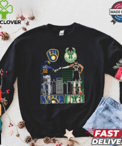 Milwaukee Sports Teams 2024 Yelich And Antetokounmpo Shirt