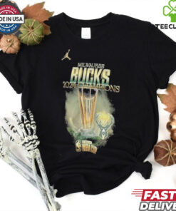 Milwaukee bucks jordan brand 2024 nba cup champions locker room authentic shirt