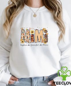 Mimi Fall Shirt Personalized Grandma With Grandkids Names Custom Classic Hoodie