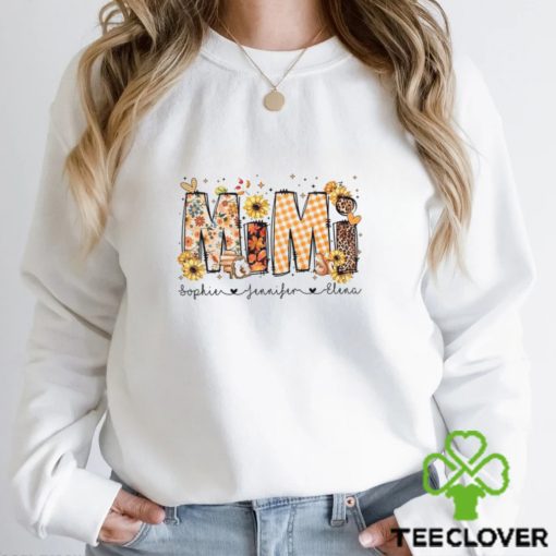 Mimi Fall Shirt Personalized Grandma With Grandkids Names Custom Classic Hoodie