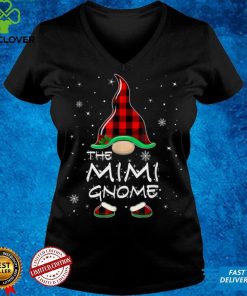 Mimi Gnome Buffalo Red Plaid Matching Christmas T Shirt