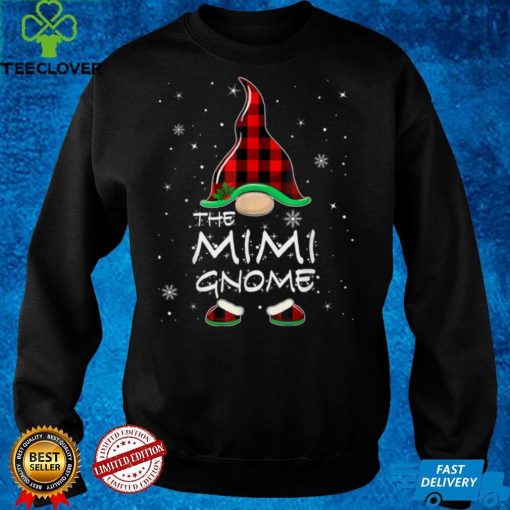 Mimi Gnome Buffalo Red Plaid Matching Christmas T Shirt