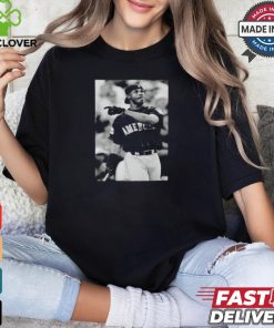 Mina Kimes Wearing Ken Griffey Jr Baseball Poster Shirt 2 Mina Kimes Wearing Ken Griffey Jr Baseball Poster Shirt