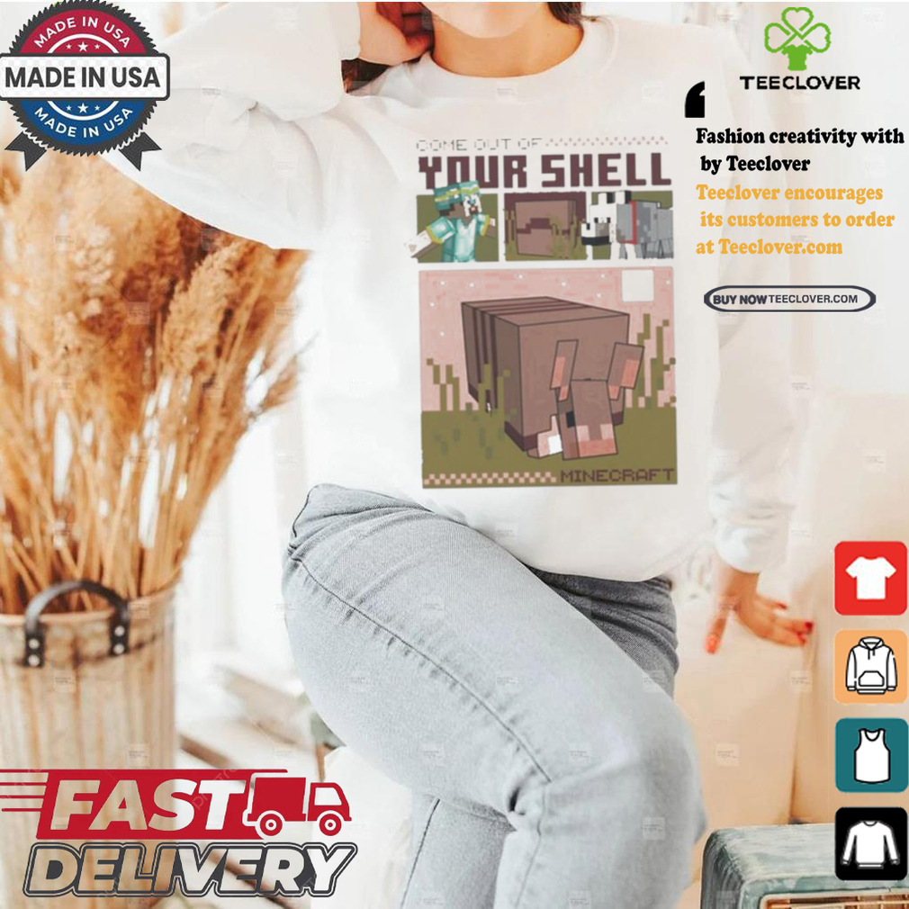 Minecraft Come Out Of Your Shell T Shirt Minecraft Come Out Of Your Shell T Shirt