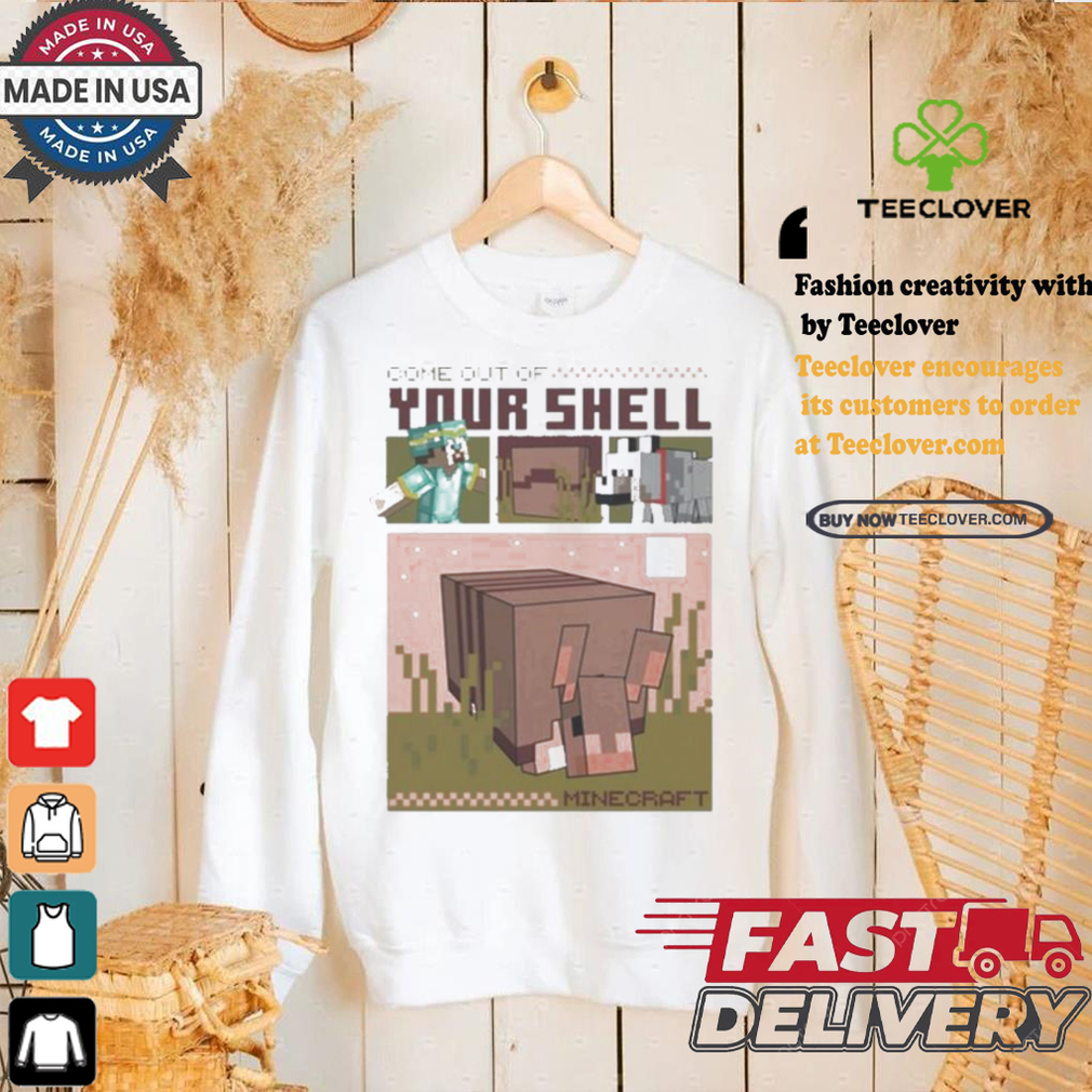Minecraft Come Out Of Your Shell T Shirt Minecraft Come Out Of Your Shell T Shirt