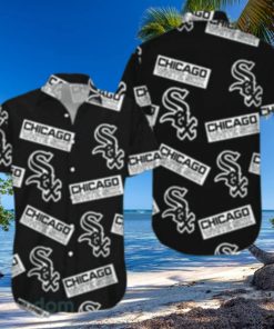 Minimalist Chicago White Sox Logo Hawaiian Shirt