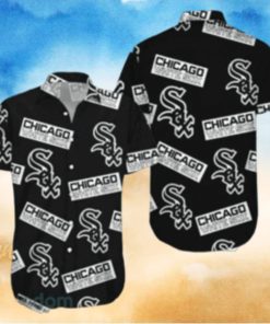 Minimalist Chicago White Sox Logo Hawaiian Shirt