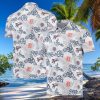 Minimalist Floral Detroit Tigers Tropical Hawaiian Shirt