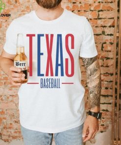 Minimalist Texas Baseball Thoodie, sweater, longsleeve, shirt v-neck, t-shirt Texas Game Day Apparel