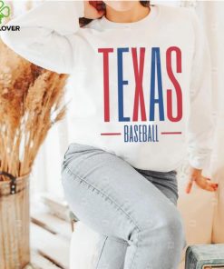 Minimalist Texas Baseball Thoodie, sweater, longsleeve, shirt v-neck, t-shirt Texas Game Day Apparel