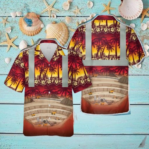 Mining Tropical Hawaiian Shirt