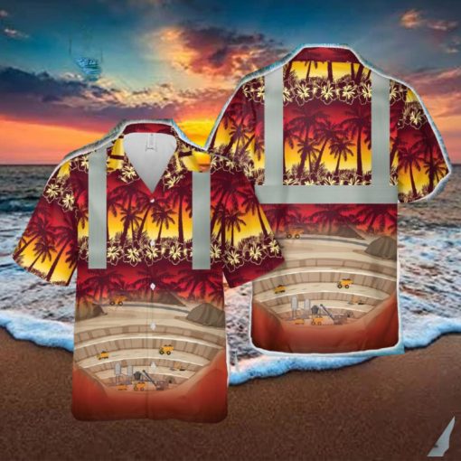 Mining Tropical Hawaiian Shirt