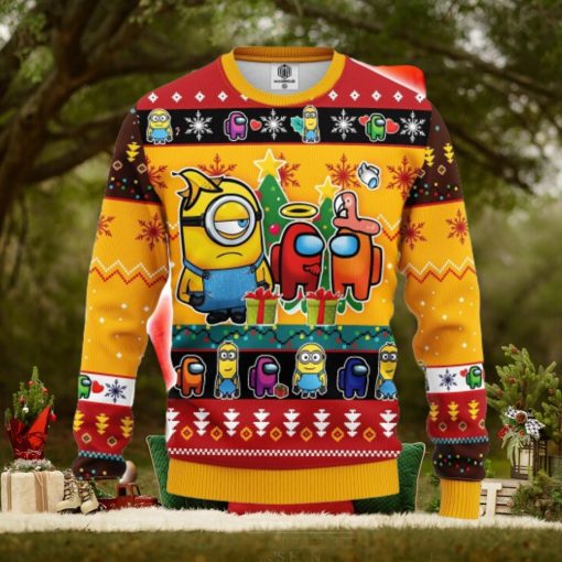 Minion Among Us Funny Ugly Christmas Sweater Amazing Gift Men And Women Christmas Gift