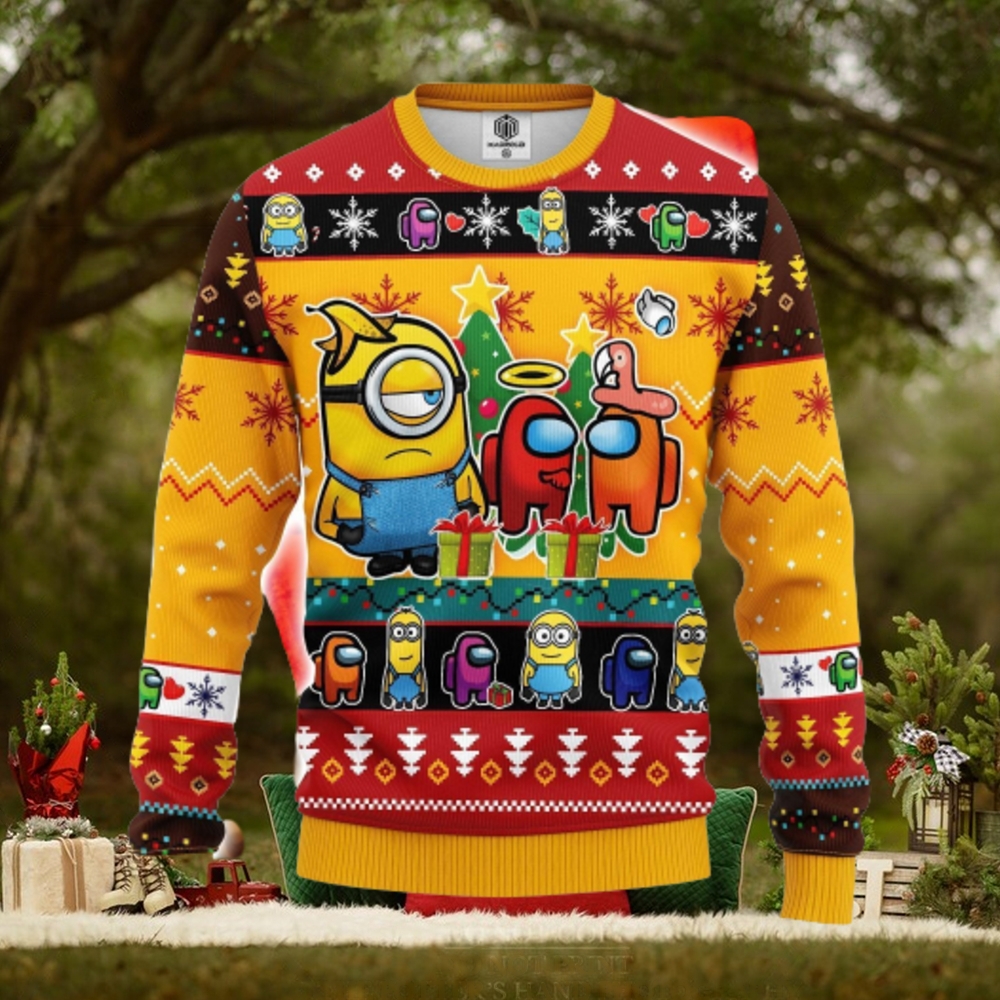 Minion Among Us Funny Ugly Christmas Sweater Amazing Gift Men And Women Christmas Gift Minion Among Us Funny Ugly Christmas Sweater Amazing Gift Men And Women Christmas Gift
