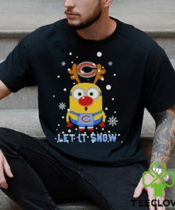 Minion Chicago Bears Ugly Christmas Gift Let It Snow T Shirt 2 Minion Chicago Bears Ugly Christmas Gift Let It Snow T Shirt