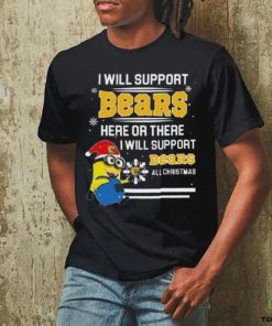 Minion Northern Colorado Bears I Will Support Bears Here Or There I Will Support Bears All Christmas T Shirt 1 Minion Northern Colorado Bears I Will Support Bears Here Or There I Will Support Bears All Christmas T Shirt