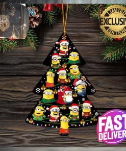 Minions Cute Christmas Tree Cute 2023 Holiday Christmas Decorations Ornament