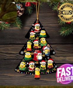 Minions Cute Christmas Tree Cute 2023 Holiday Christmas Decorations Ornament