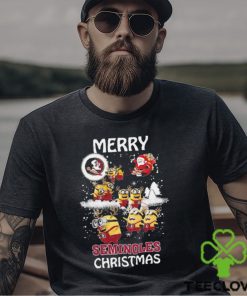 Minions Florida State Seminoles Merry Christmas T Shirt
