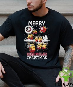 Minions Florida State Seminoles Merry Christmas T Shirt