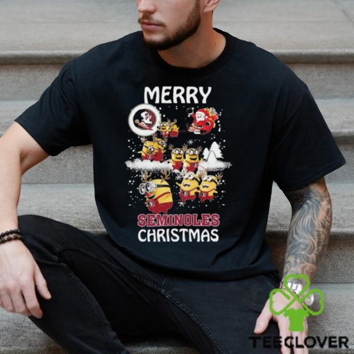 Minions Florida State Seminoles Merry Christmas T Shirt