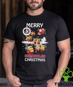 Minions Florida State Seminoles Merry Christmas T Shirt