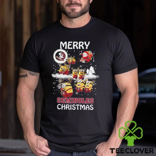 Minions Florida State Seminoles Merry Christmas T Shirt