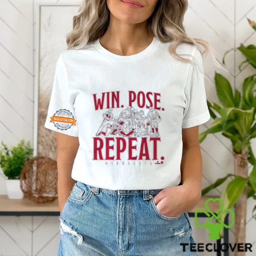 Minnesota Baseball Win. Pose. Repeat. shirt