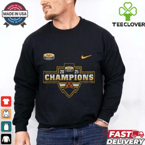 Minnesota Football Duke’s Mayo Bowl 2025 Champions T Shirt