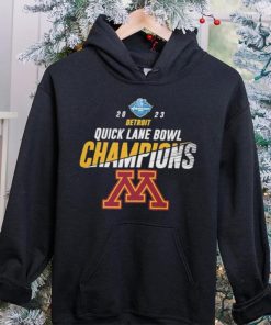 Minnesota Golden Gophers 2023 Quick Lane Bowl Champions Logo shirt