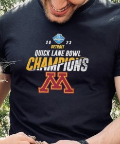 Minnesota Golden Gophers 2023 Quick Lane Bowl Champions Logo hoodie, sweater, longsleeve, shirt v-neck, t-shirt