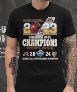 Minnesota Golden Gophers 2023 Quick Lane Bowl Champions Minnesota Football 30 24 Bowling Green Falcons December 26, 2023 At Ford Field Stadium In Detroit, Michigan hoodie, sweater, longsleeve, shirt v-neck, t-shirt