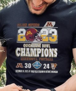 Minnesota Golden Gophers 2023 Quick Lane Bowl Champions Minnesota Football 30 24 Bowling Green Falcons December 26, 2023 At Ford Field Stadium In Detroit, Michigan hoodie, sweater, longsleeve, shirt v-neck, t-shirt