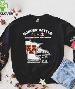 Minnesota Golden Gophers Border Battle 23 16 Wisconsin Badgers Shirt