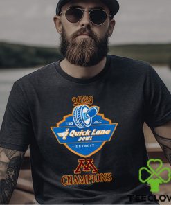 Minnesota Golden Gophers Champions 2023 Quick Lane Bowl shirt 1 Minnesota Golden Gophers Champions 2023 Quick Lane Bowl shirt
