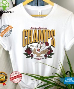 Minnesota Golden Gophers Champs roses 1962 vintage shirt