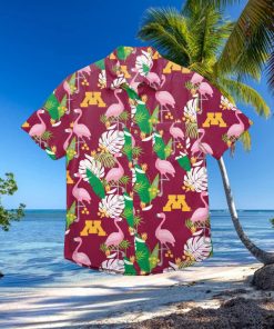 Minnesota Golden Gophers Floral Hawaiian Shirt