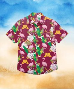 Minnesota Golden Gophers Floral Hawaiian Shirt