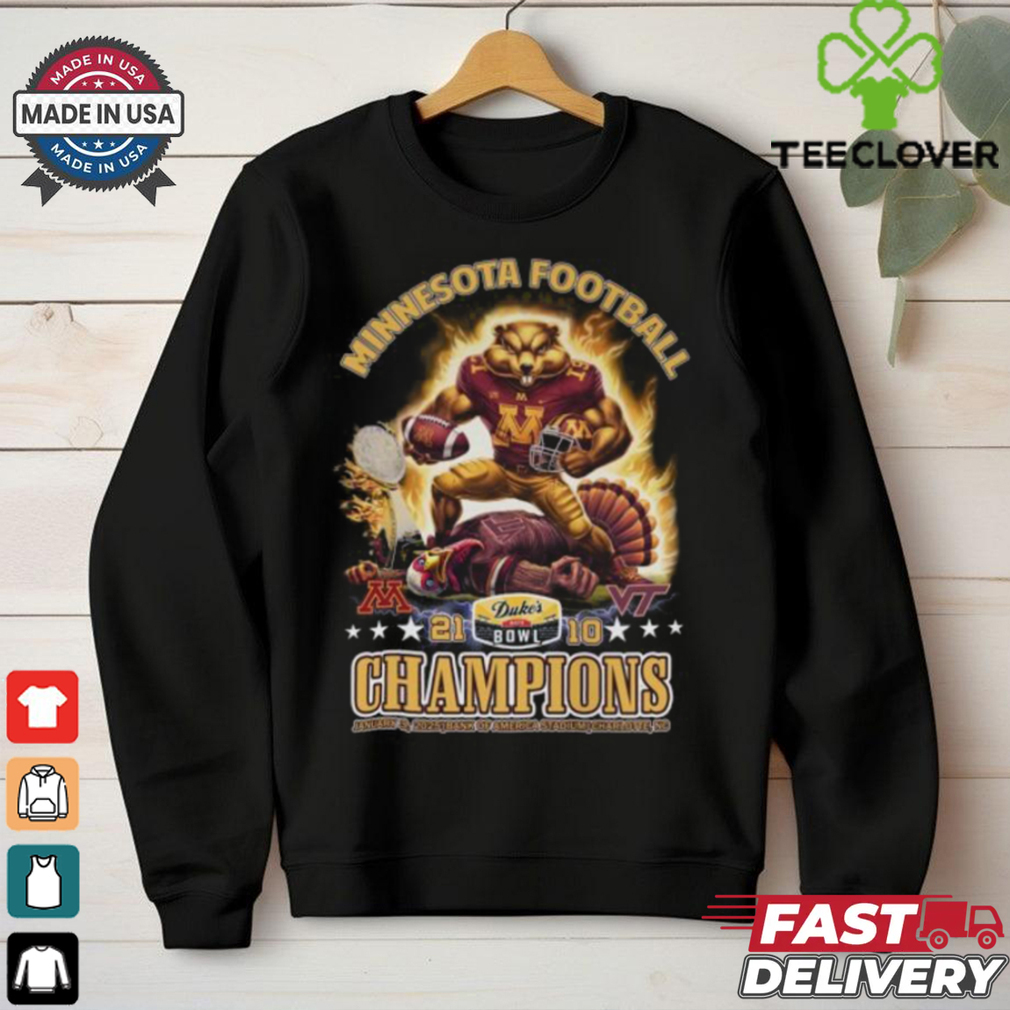 Minnesota Golden Gophers Football Duke’s Bowl Champions 2025 T Shirt Minnesota Golden Gophers Football Duke’s Bowl Champions 2025 T Shirt