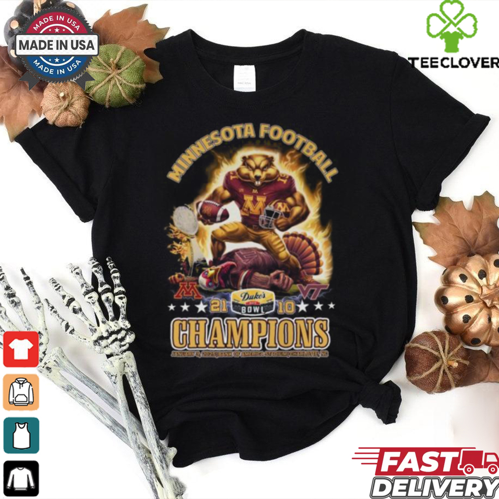 Minnesota Golden Gophers Football Duke’s Bowl Champions 2025 T Shirt Minnesota Golden Gophers Football Duke’s Bowl Champions 2025 T Shirt