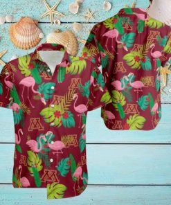Minnesota Golden Gophers Football Hawaiian Shirt Flamingo Funny Summer For Men WomenMinnesota Golden Gophers Football Hawaiian Shirt Flamingo Funny Summer For Men Women