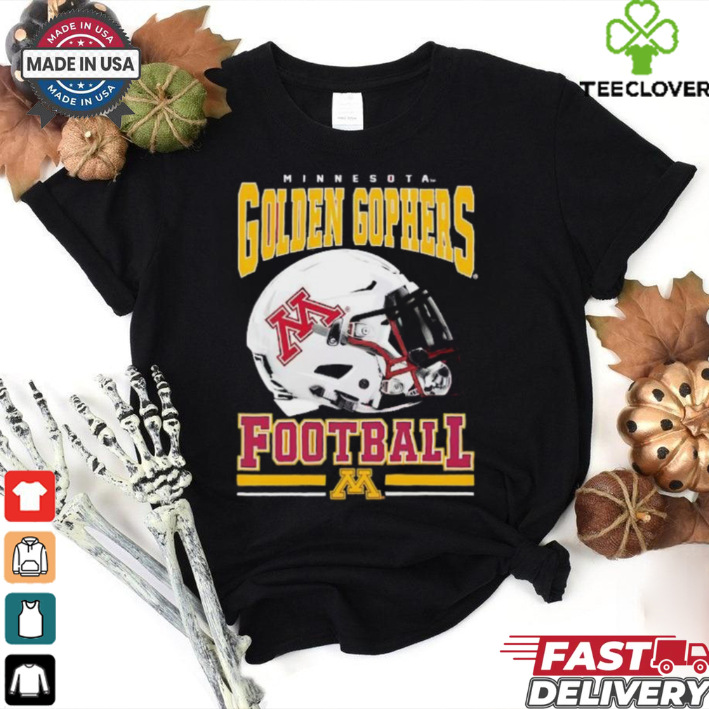 Minnesota Golden Gophers Maroon Football helmet shirt Minnesota Golden Gophers Maroon Football helmet shirt