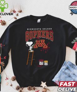 Minnesota Golden Gophers Snoopy Painting Shirt