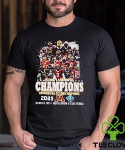 Minnesota Golden Gophers Team 2023 Quick Lane Bowl Champions Shirt