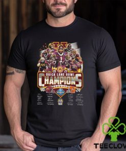 Minnesota Golden Gophers Win 30 24 Bowling Green Falcons 2023 Quick Lane Bowl Champions signatures shirt