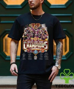 Minnesota Golden Gophers Win 30 24 Bowling Green Falcons 2023 Quick Lane Bowl Champions signatures shirt