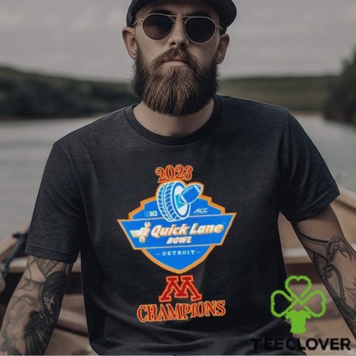Minnesota Golden Gophers football 2023 Quick Lane Bowl Champions shirt