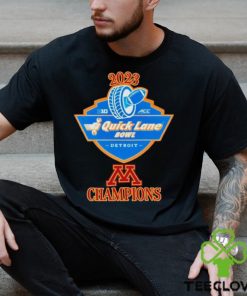 Minnesota Golden Gophers football 2023 Quick Lane Bowl Champions shirt